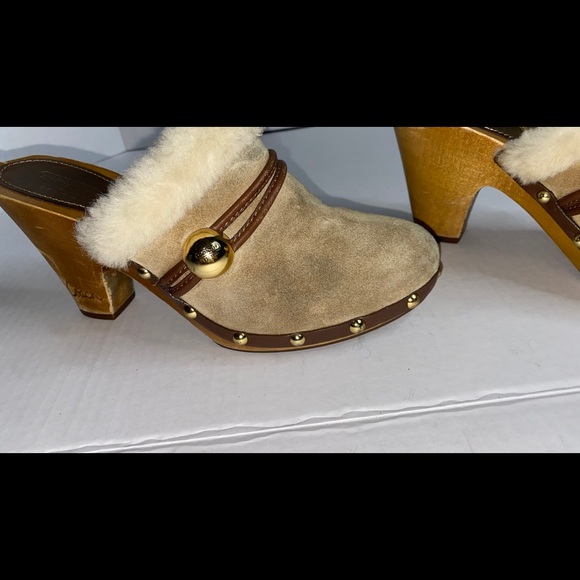 Coach Ivanka studded clog mules with chunky heel - Picture 11 of 16